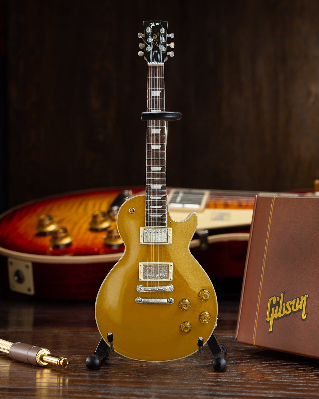 DUANE ALLMAN 1957 GIBSON LES PAUL GOLDTOP MINI GUITAR MODEL