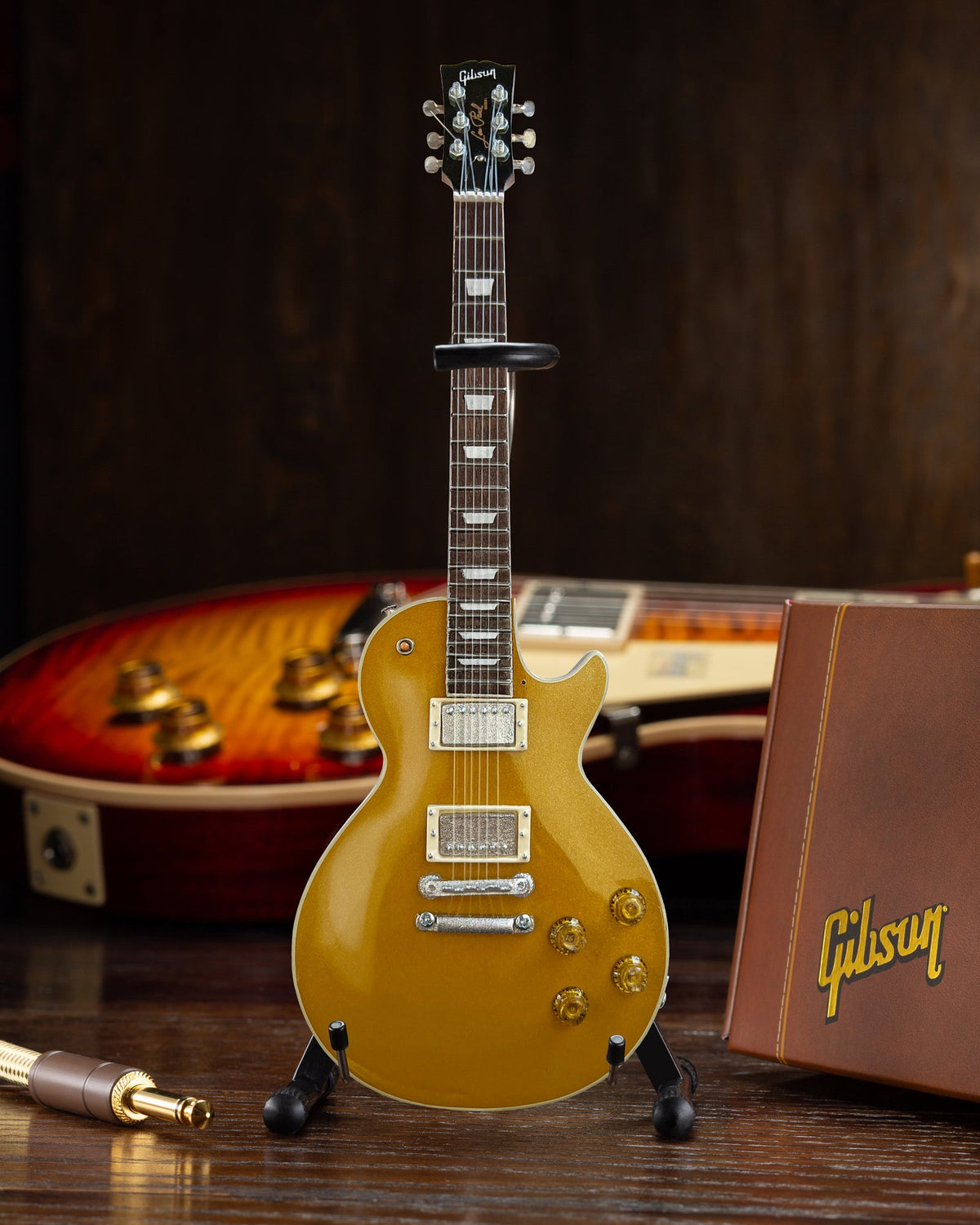 DUANE ALLMAN 1957 GIBSON LES PAUL GOLDTOP MINI GUITAR MODEL