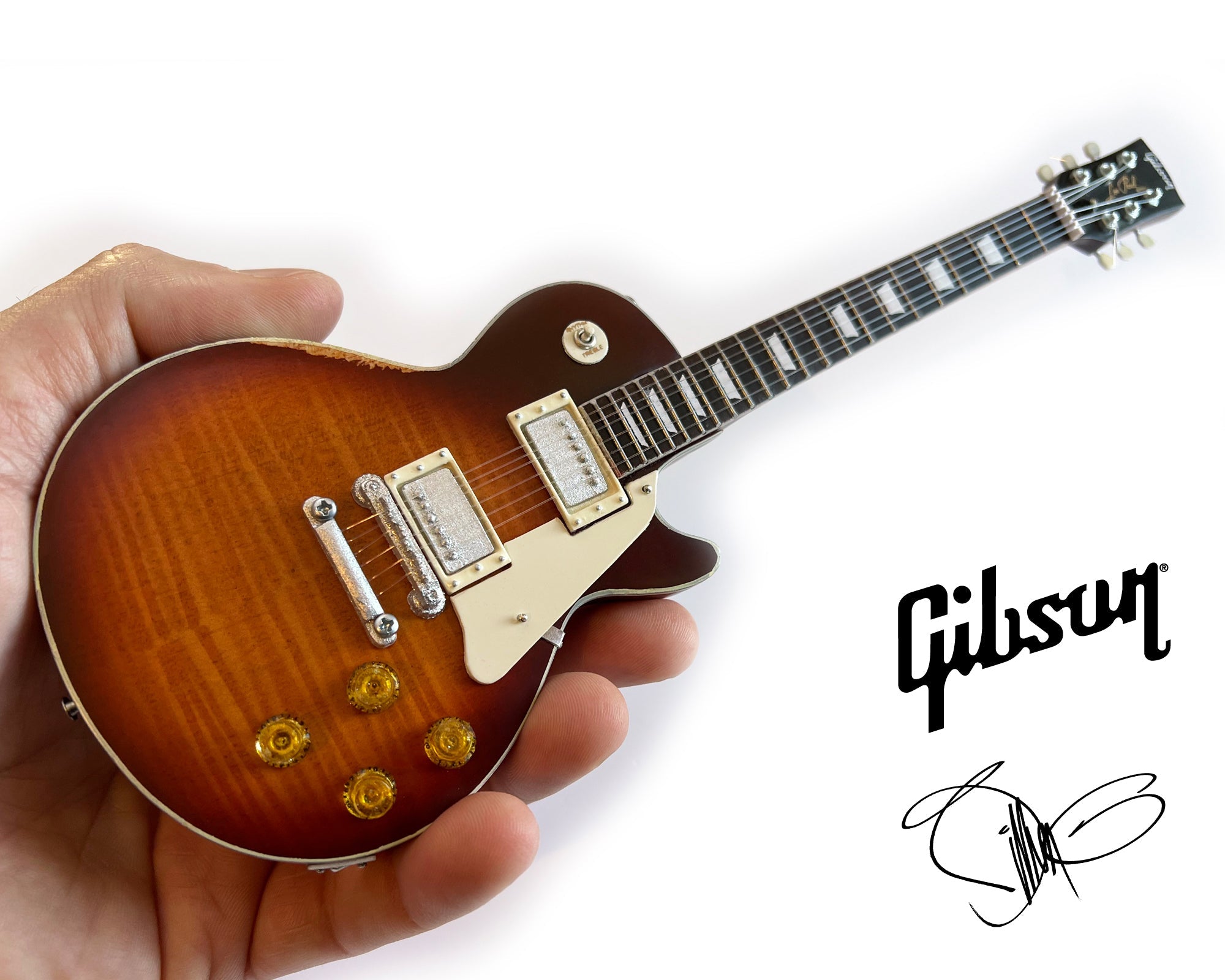 BILLY F GIBBONS OFFICIALLY LICENSED SIGNATURE MINI GUITAR MODEL COLLECTION - SET OF 3