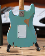 OFFICIALLY LICENSED KENNY WAYNE SHEPHERD MINI FENDER' STRAT' CROSSROADS BLUE GUITAR MODEL