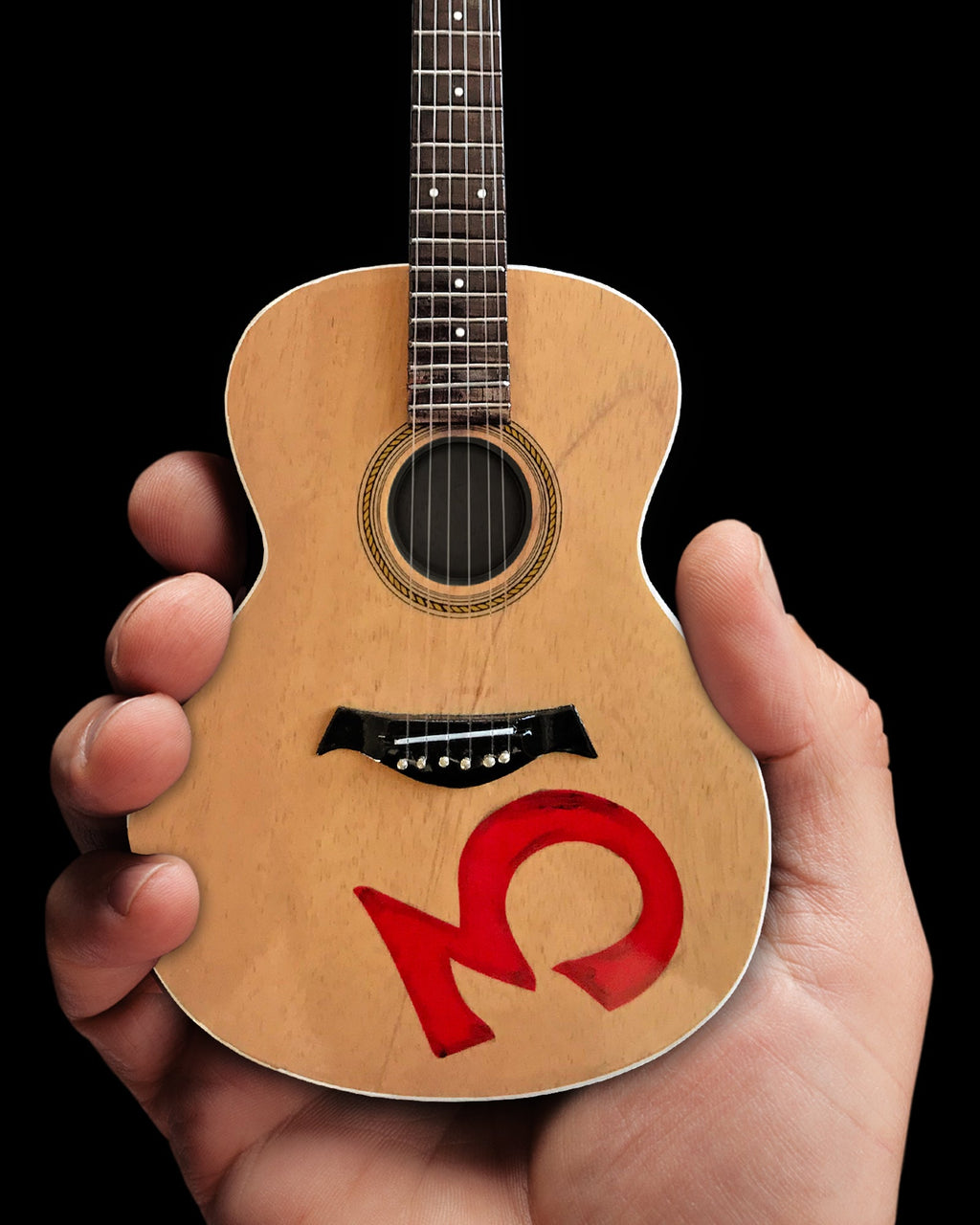 OFFICIALLY LICENSED THIRD EYE BLIND STEPHAN JENKINS MINIATURE ACOUSTIC GUITAR MODEL