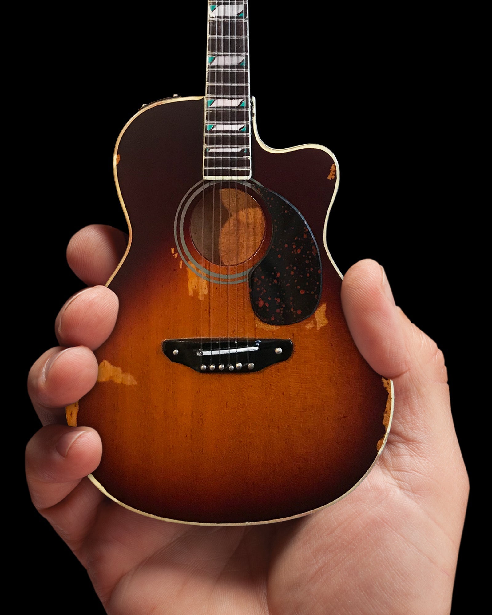 TOBY KEITH SIGNATURE SUNBURST ACOUSTIC MINI GUITAR MODEL
