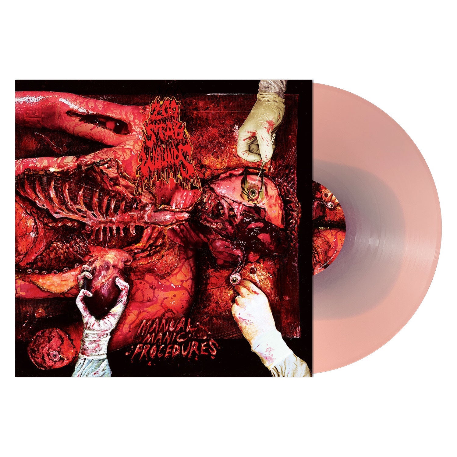 200 STAB WOUNDS 'MANUAL MANIC PROCEDURES' LP - DISFIGURED FACE