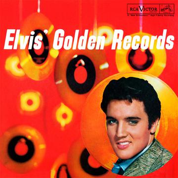 ELVIS PRESLEY 'ELVIS' GOLDEN RECORDS' LP - LTD. RED