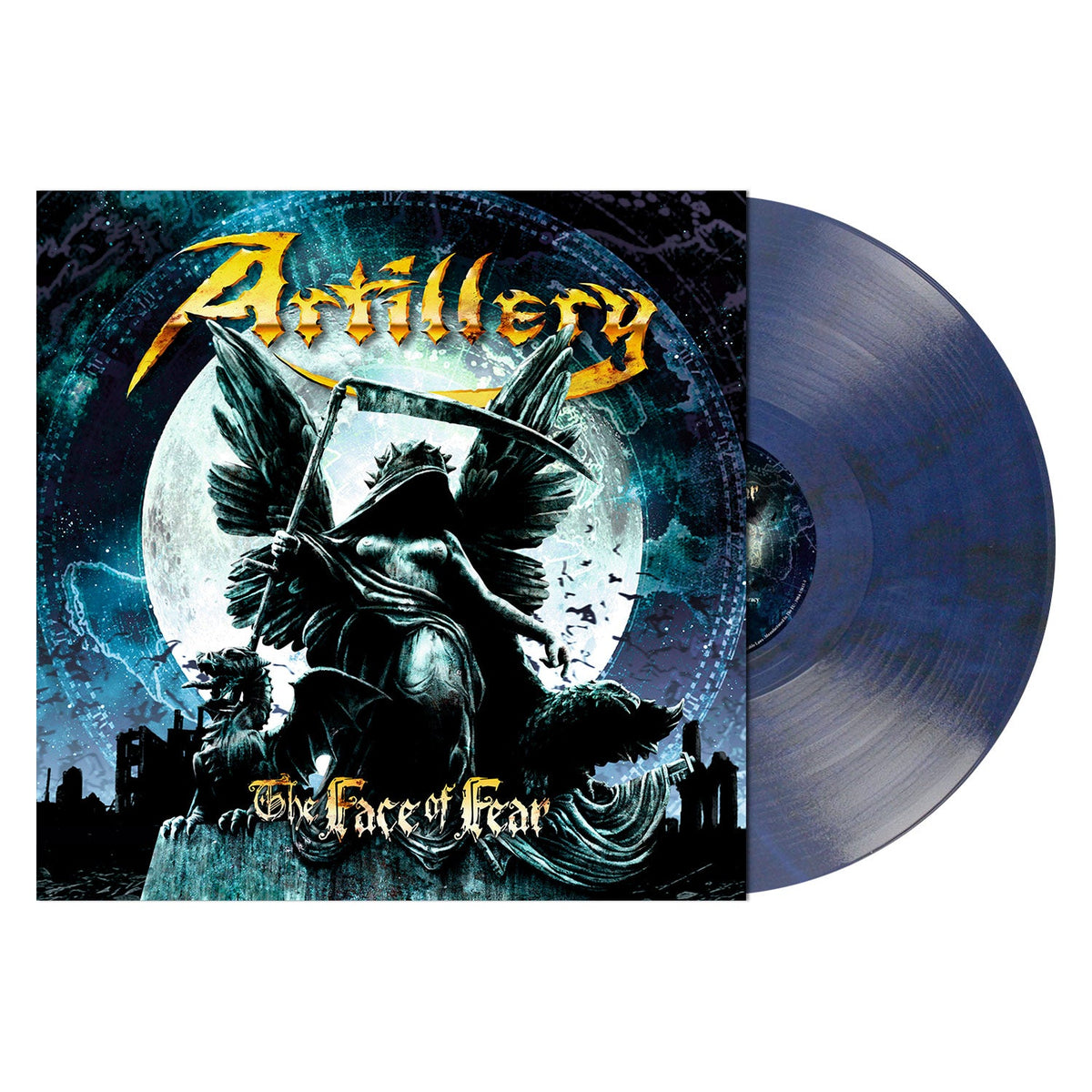 ARTILLERY 'THE FACE OF FEAR' LP (Blue/Black Marble Vinyl)