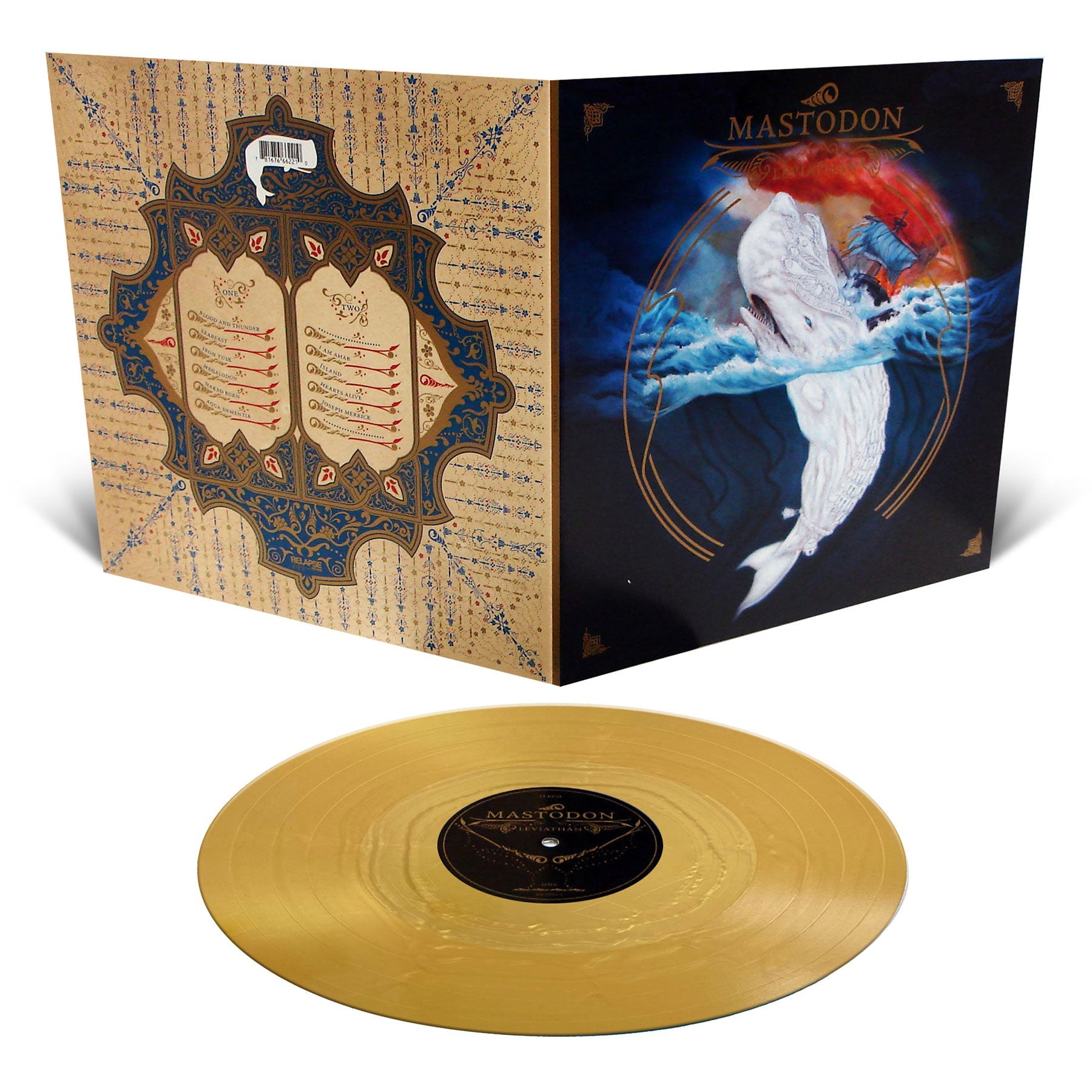 MASTODON 'LEVIATHAN' LP - GOLD NUGGET