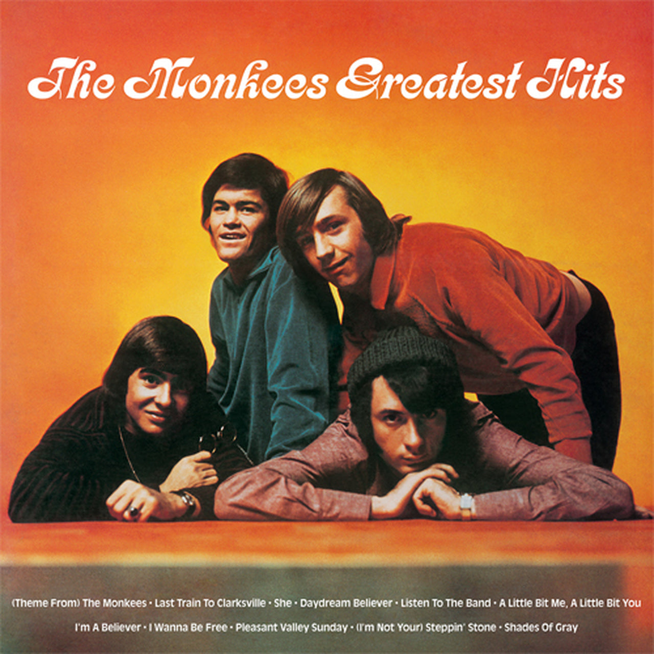 THE MONKEES 'GREATEST HITS' LP - ORANGE