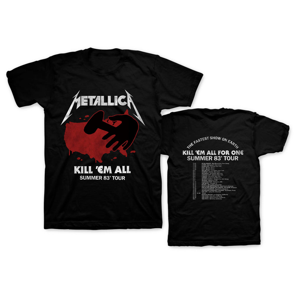 METALLICA 'KILL 'EM ALL' TOUR T-SHIRT