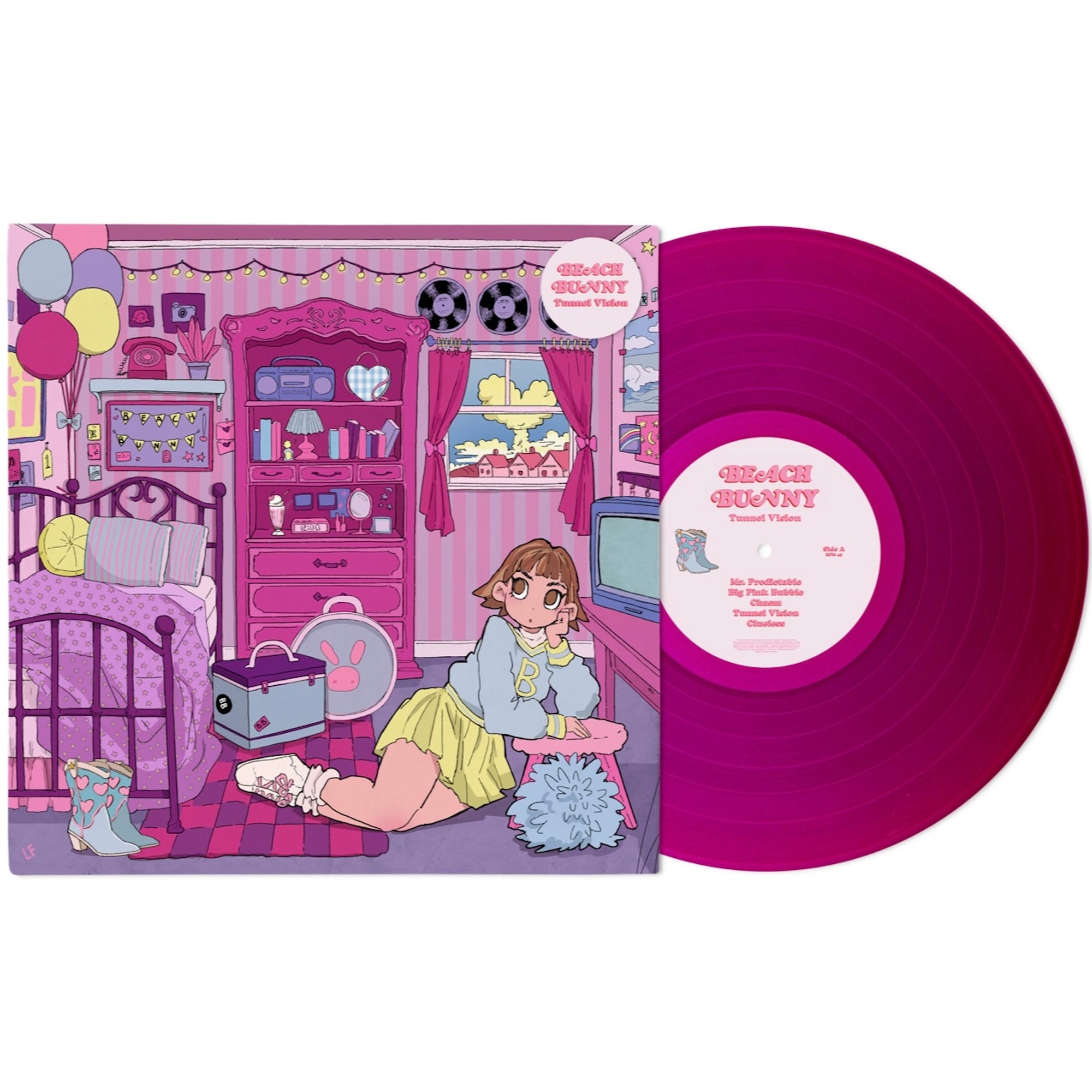 BEACH BUNNY 'TUNNEL VISION' LP - GRAPE