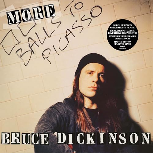 BRUCE DICKINSON 'MORE BALLS TO PICASSO' 2LP - LTD. - MULTICOLOR SPLATTER
