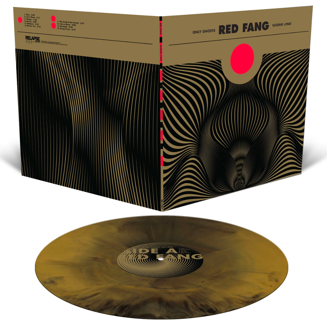 RED FANG 'ONLY GHOSTS' LP - GOLD/BLACK