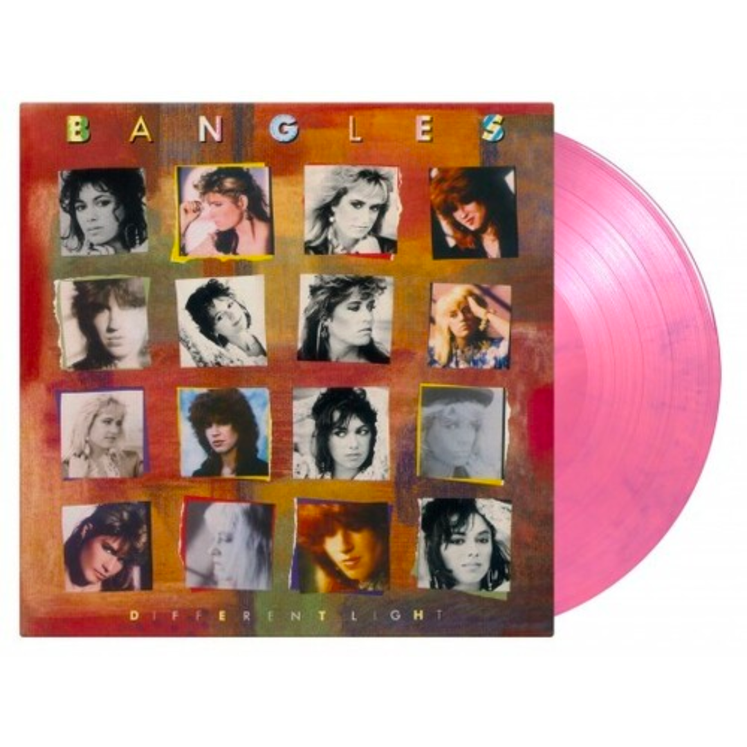 THE BANGLES 'DIFFERENT LIGHT' LP - LTD. - PINK/PURPLE/MARBLE