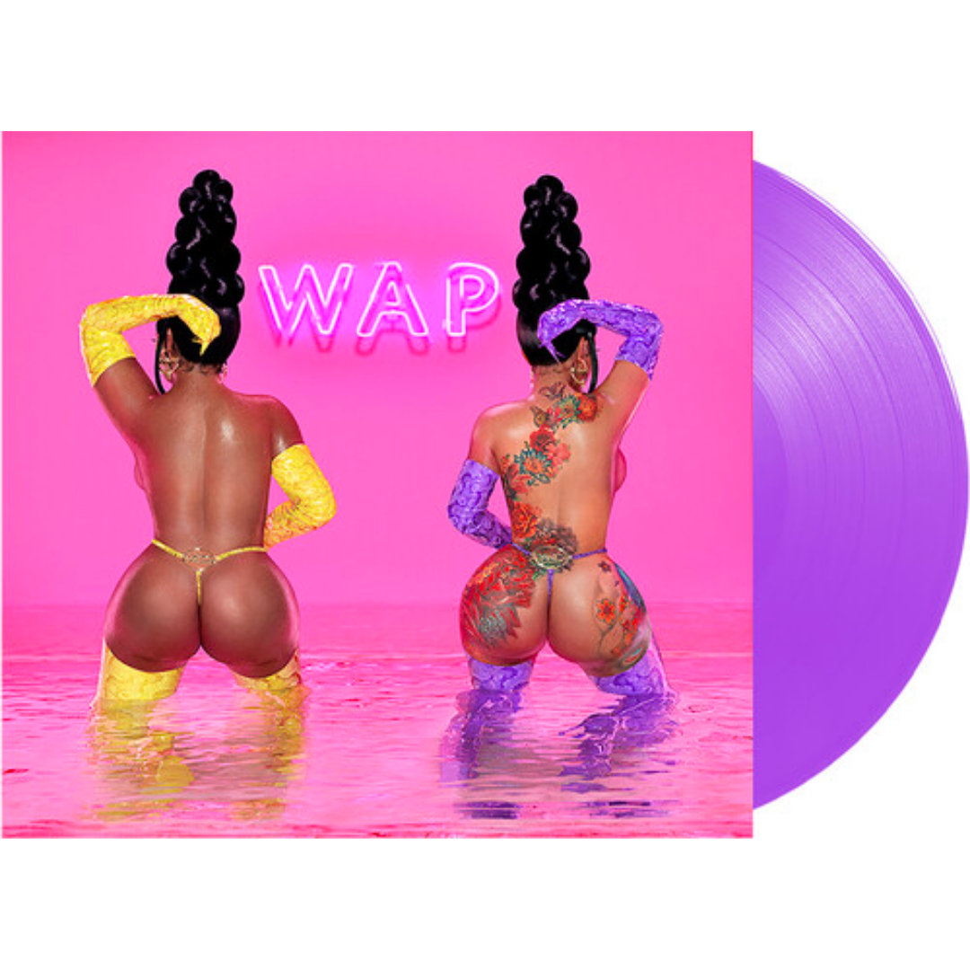 CARDI B & MEGAN THEE STALLION 'WAP' 12" SINGLE - LTD. - PURPLE