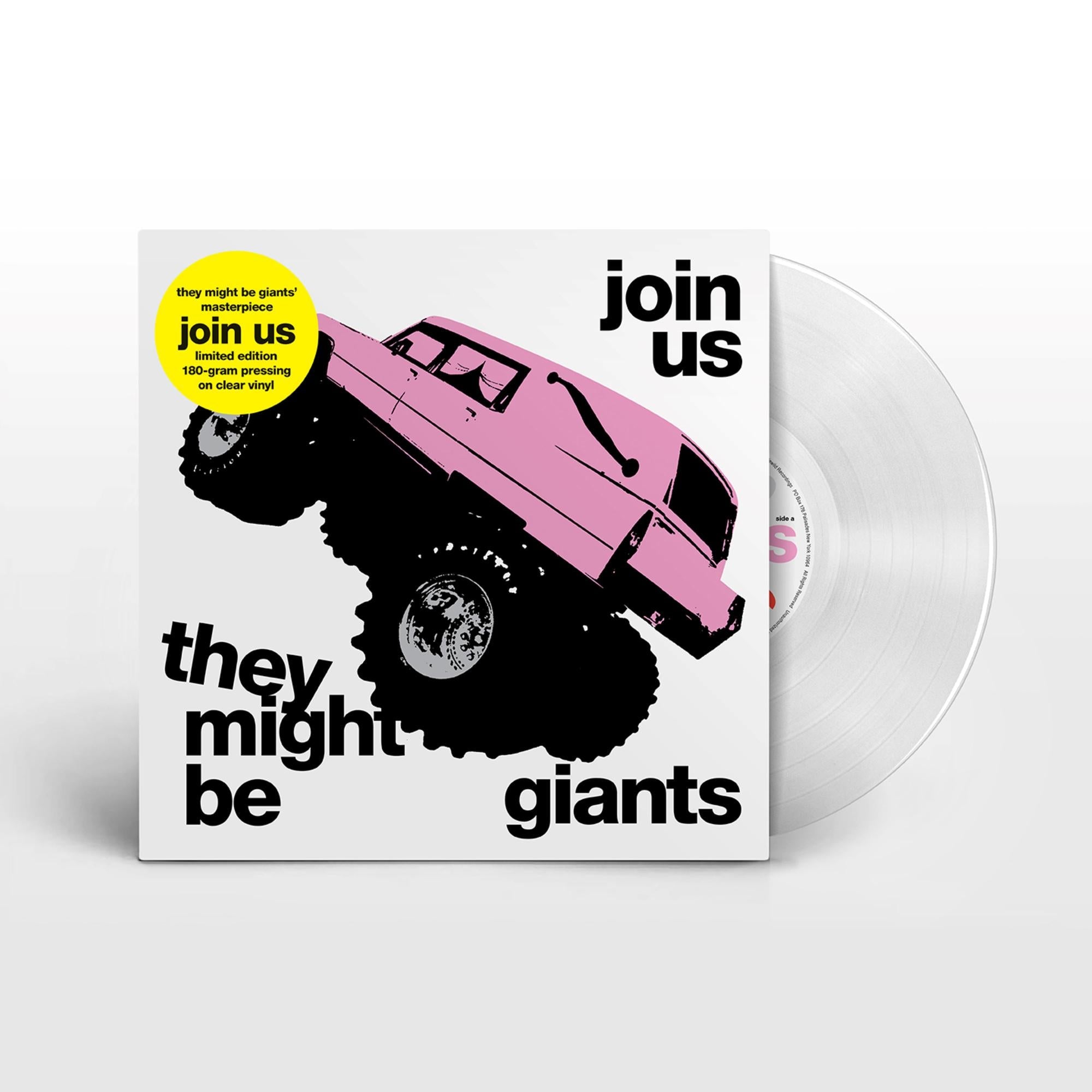 THEY MIGHT BE GIANTS 'JOIN US' LP - WHITE