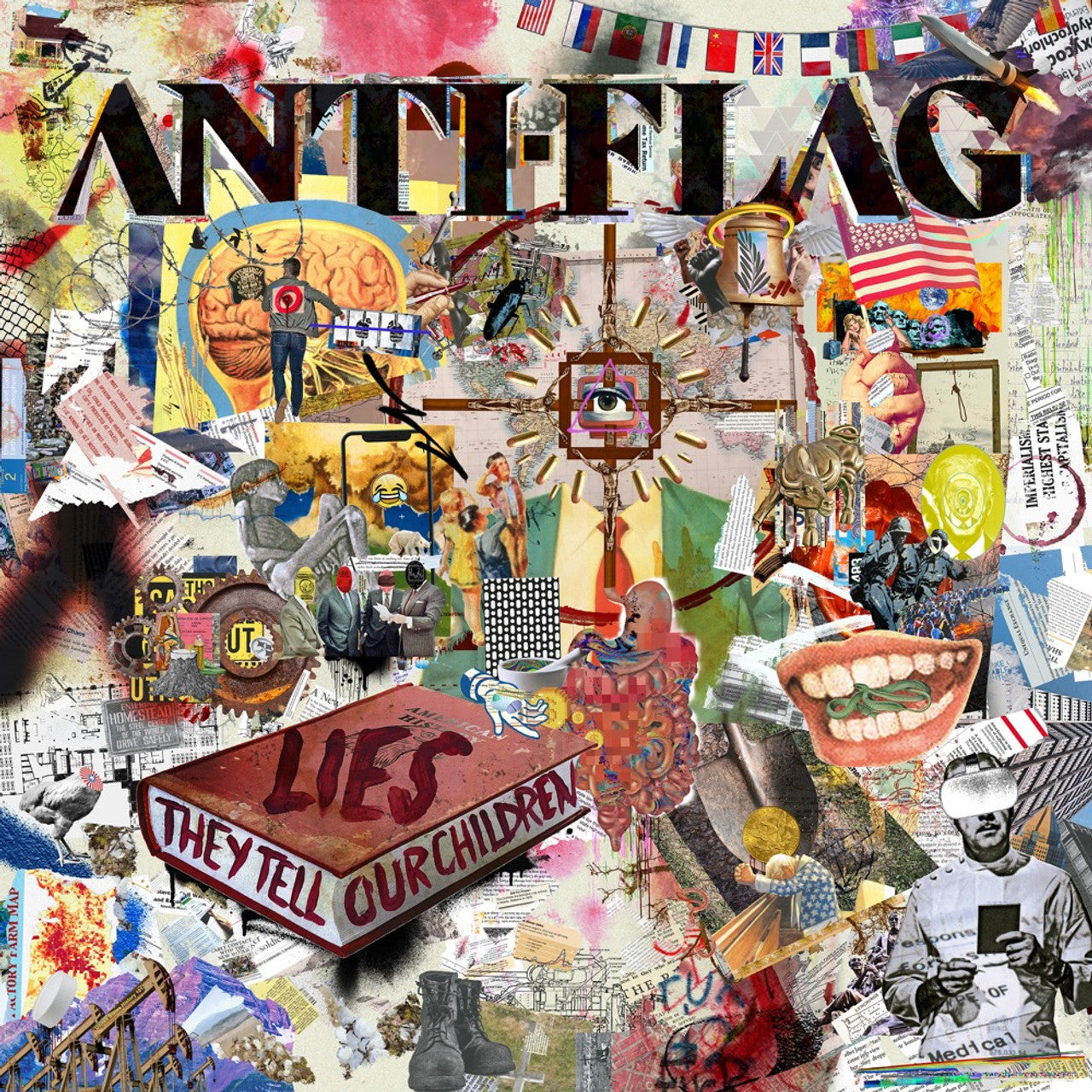 ANTI-FLAG 'LIES THEY TELL OUR CHILDREN' LP - WHITE