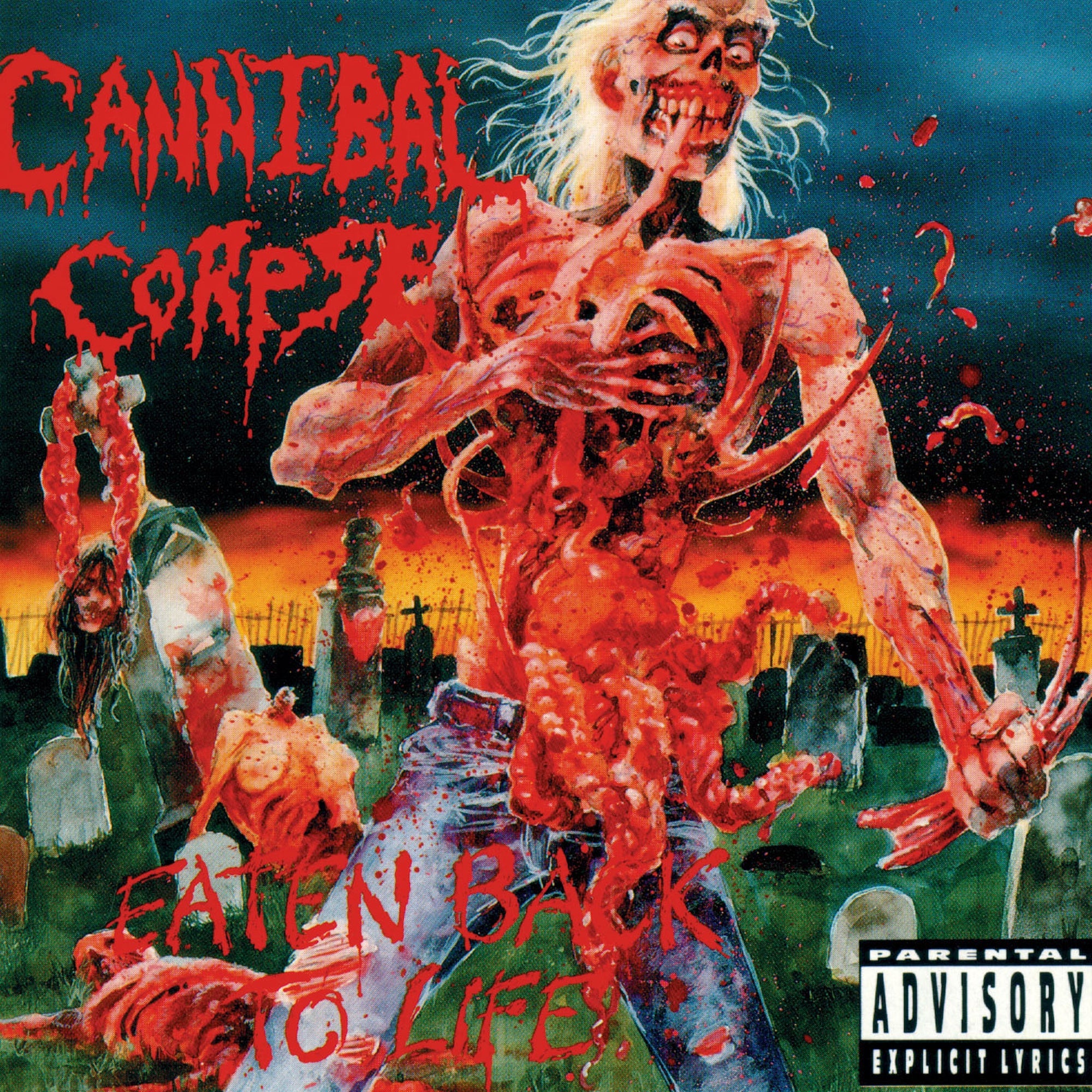 CANNIBAL CORPSE 'EATEN BACK TO LIFE' LP - BLUE SMOKE