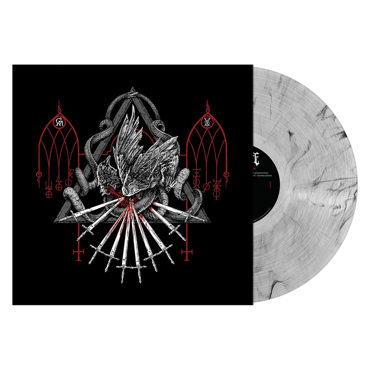 GOATWHORE 'ANGELS HUNG FROM THE ARCHES OF HEAVEN' LP - CLEAR/BLACK SMOKE