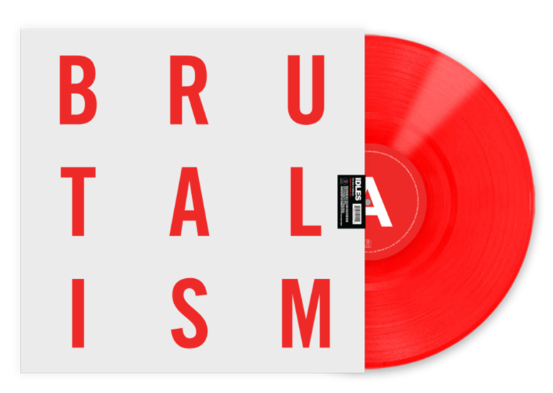 IDLES 'BRUTALISM (FIVE YEARS OF BRUTALISM)' LP - RED