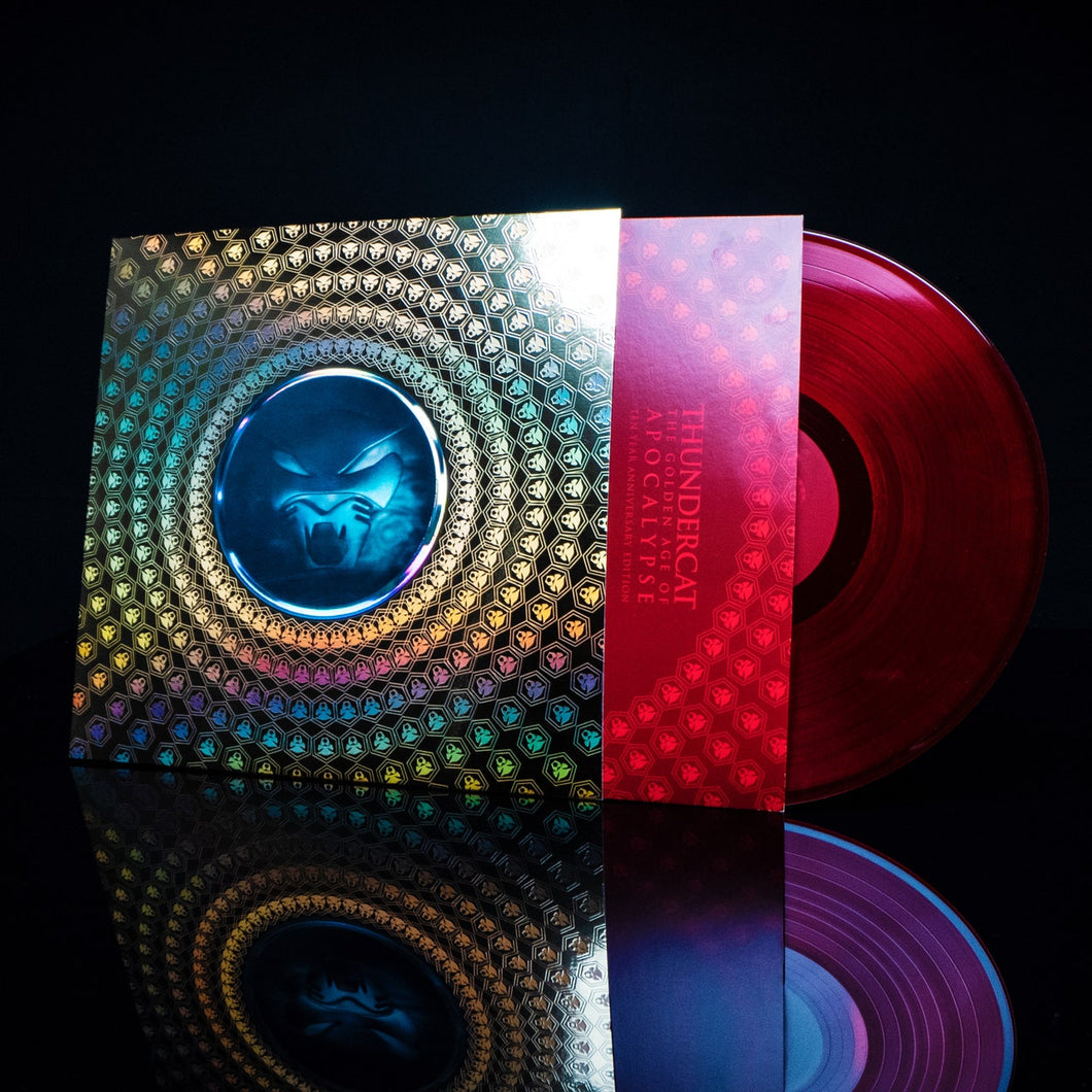 THUNDERCAT 'THE GOLDEN AGE OF APOCALYPSE' 10TH ANNIVERSARY EDITION LP - TRANSLUCENT RED