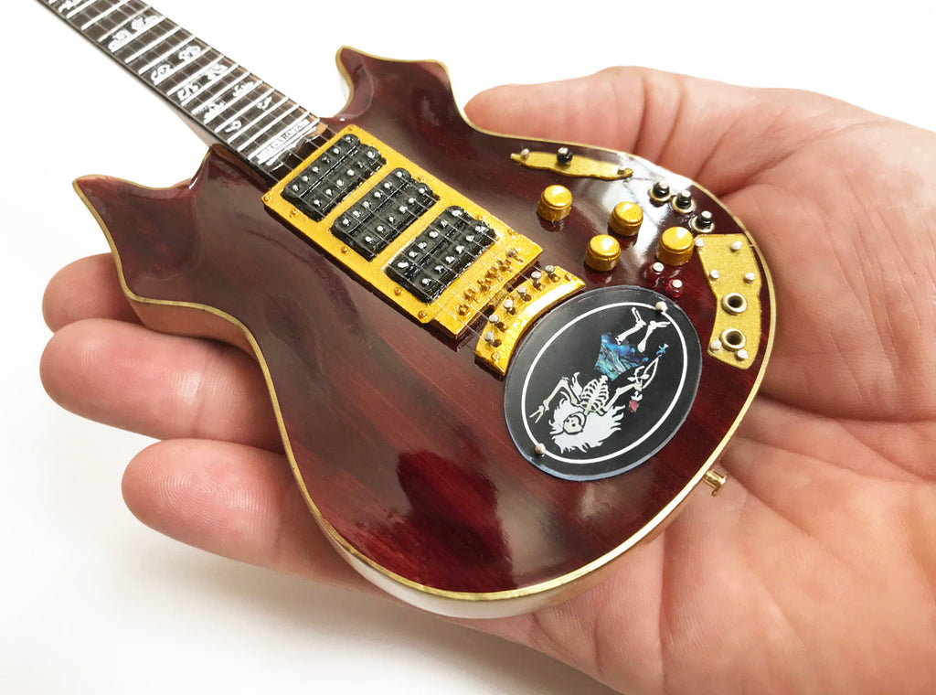 JERRY GARCIA' SET OF TIGER' & ROSEBUD' MINIATURE GUITAR REPLICA COLLECTIBLES