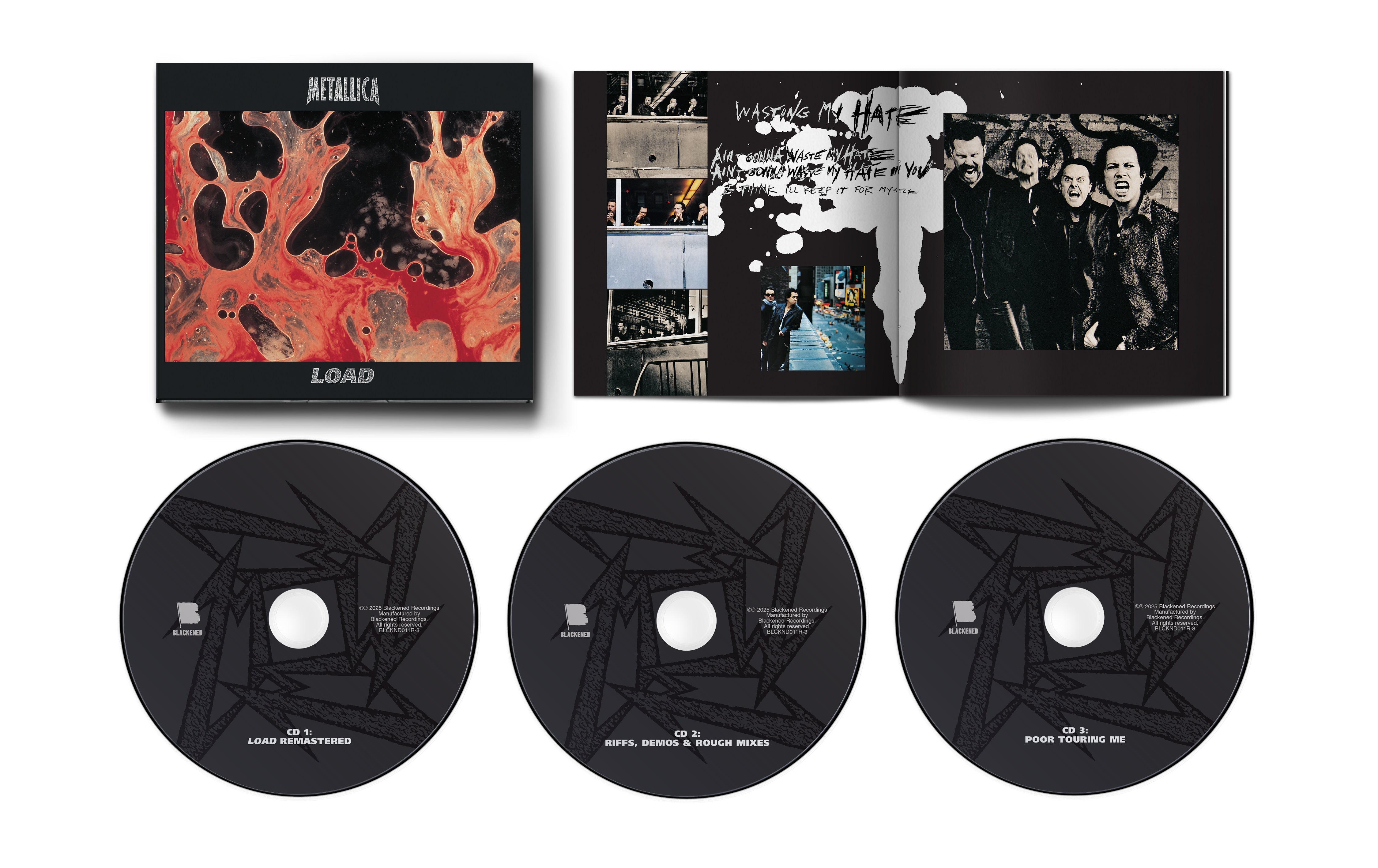 METALLICA 'LOAD' 3CD - REMASTERED - EXPANDED