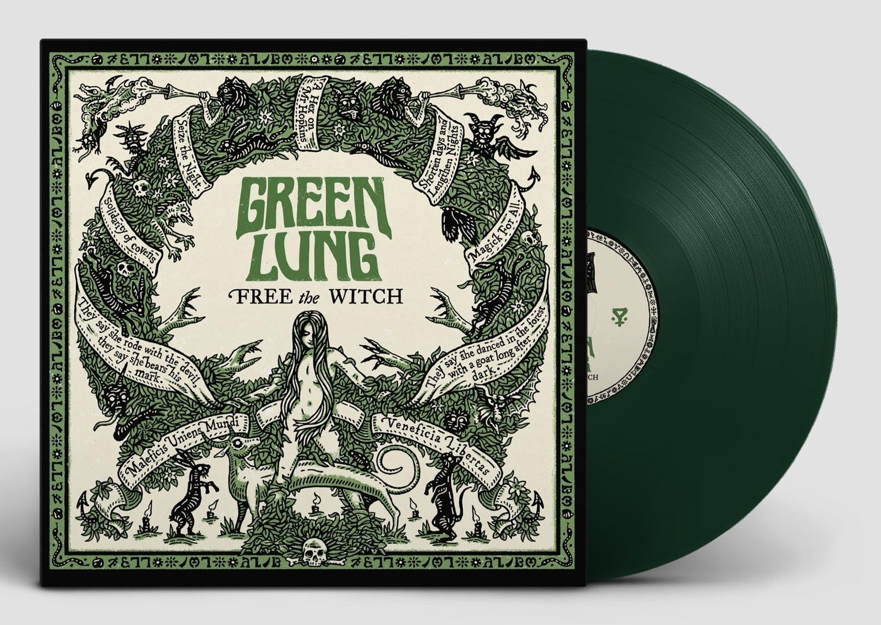 GREEN LUNG 'FREE THE WITCH' LP - COLOR