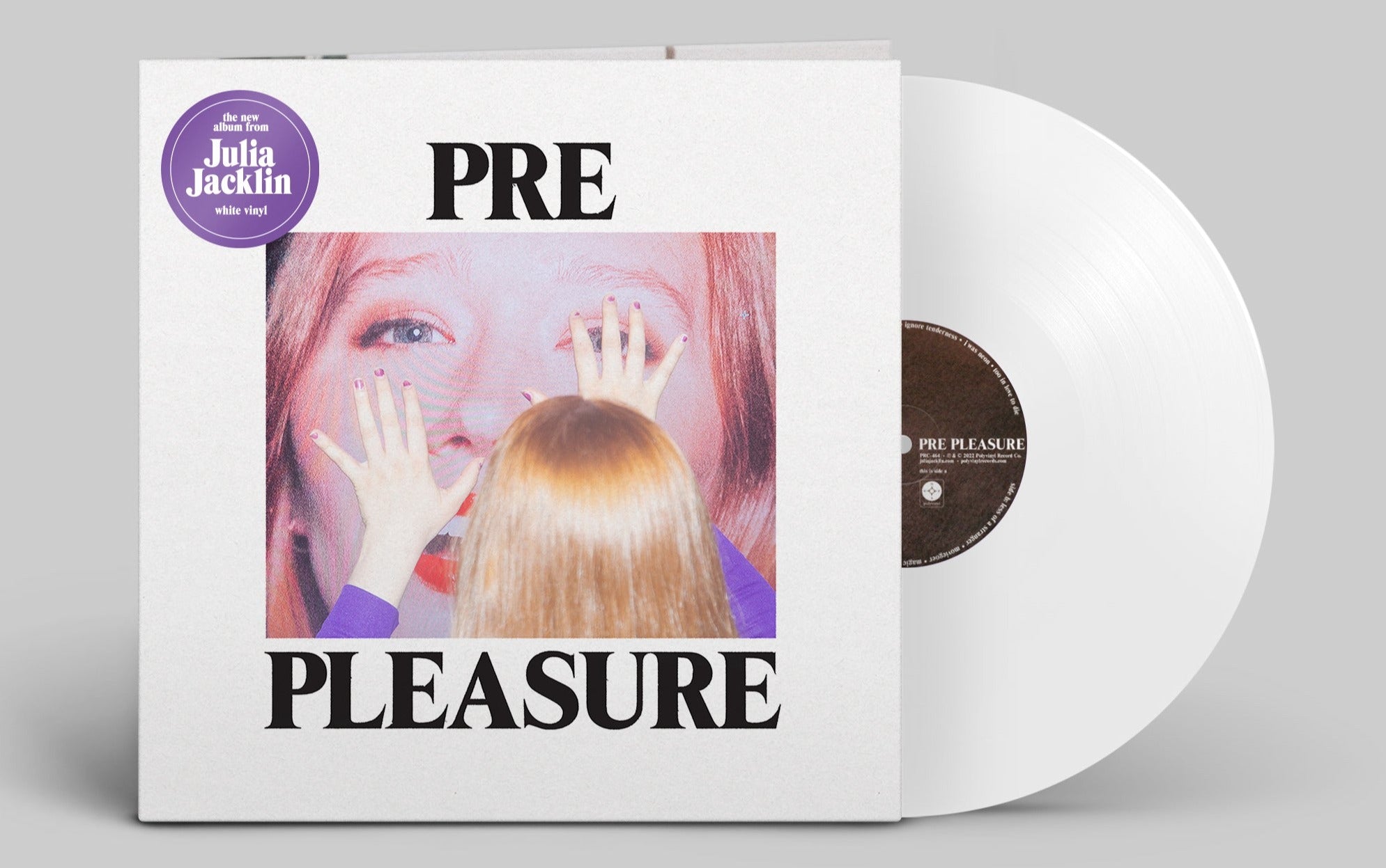 JULIA JACKLIN 'PRE PLEASURE' LP - WHITE