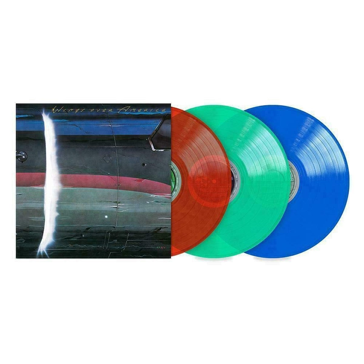PAUL MCCARTNEY 'WINGS OVER AMERICA' 3LP - LTD. - BLUE/RED/GREEN