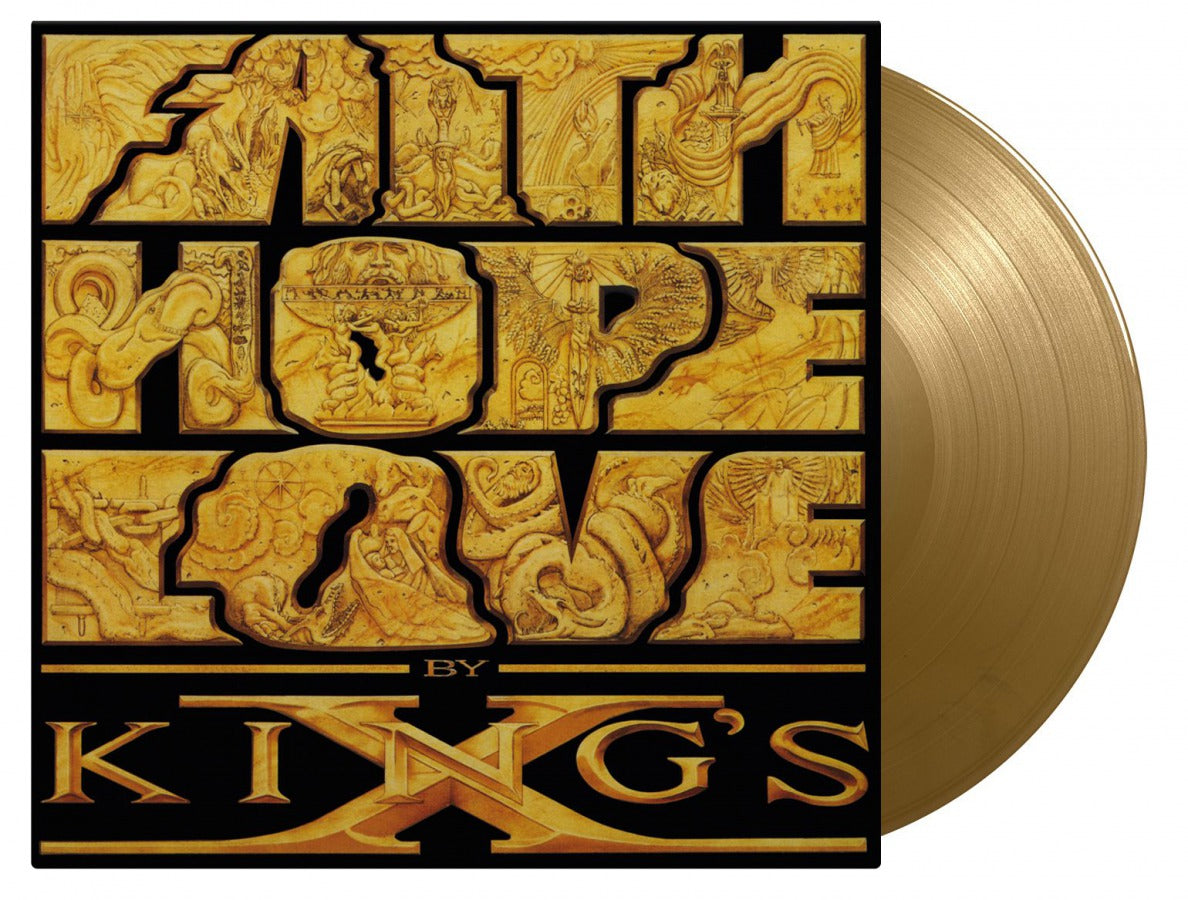 KING'S X 'FAITH HOPE LOVE' 2LP - IMPORT - GOLD