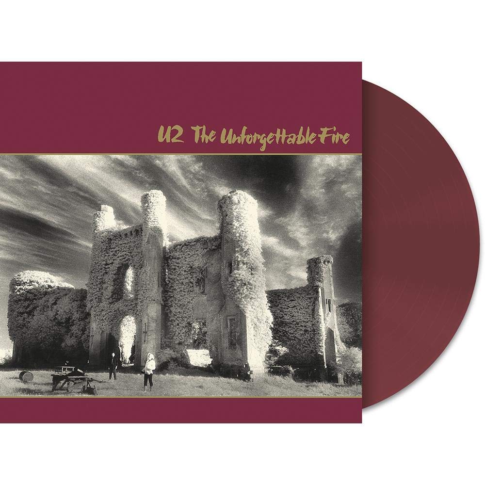 U2 'UNFORGETTABLE FIRE' LP - RED WINE