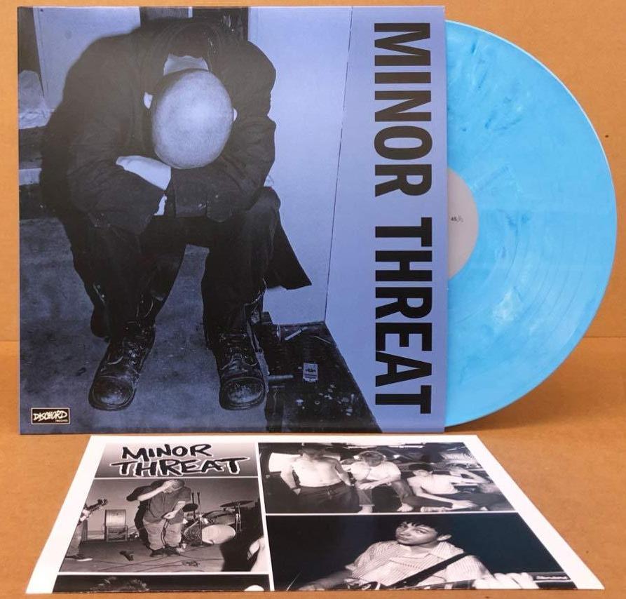 MINOR THREAT 'SELF TITLED' LP - BLUE
