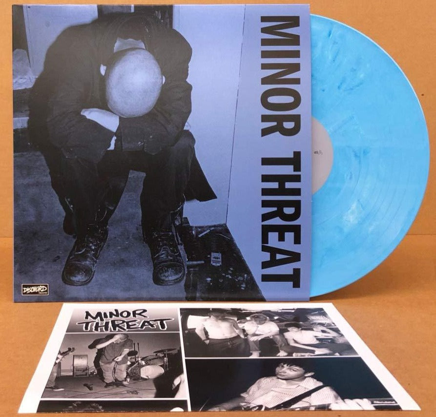 MINOR THREAT 'FIRST 2 7"s' (self titled) 12" EP - BLUE
