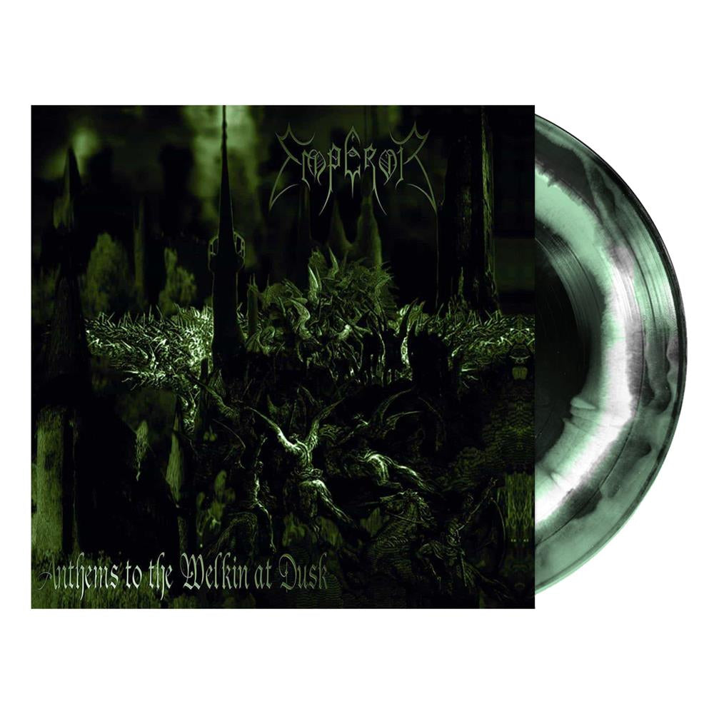 EMPEROR 'ANTHEMS TO THE WELKIN AT DUSK' LP - HALF SPEED - BLACK/WHITE/GREEN SWIRL