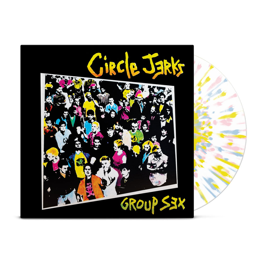 CIRCLE JERKS 'GROUP SEX' SPLATTER  LP