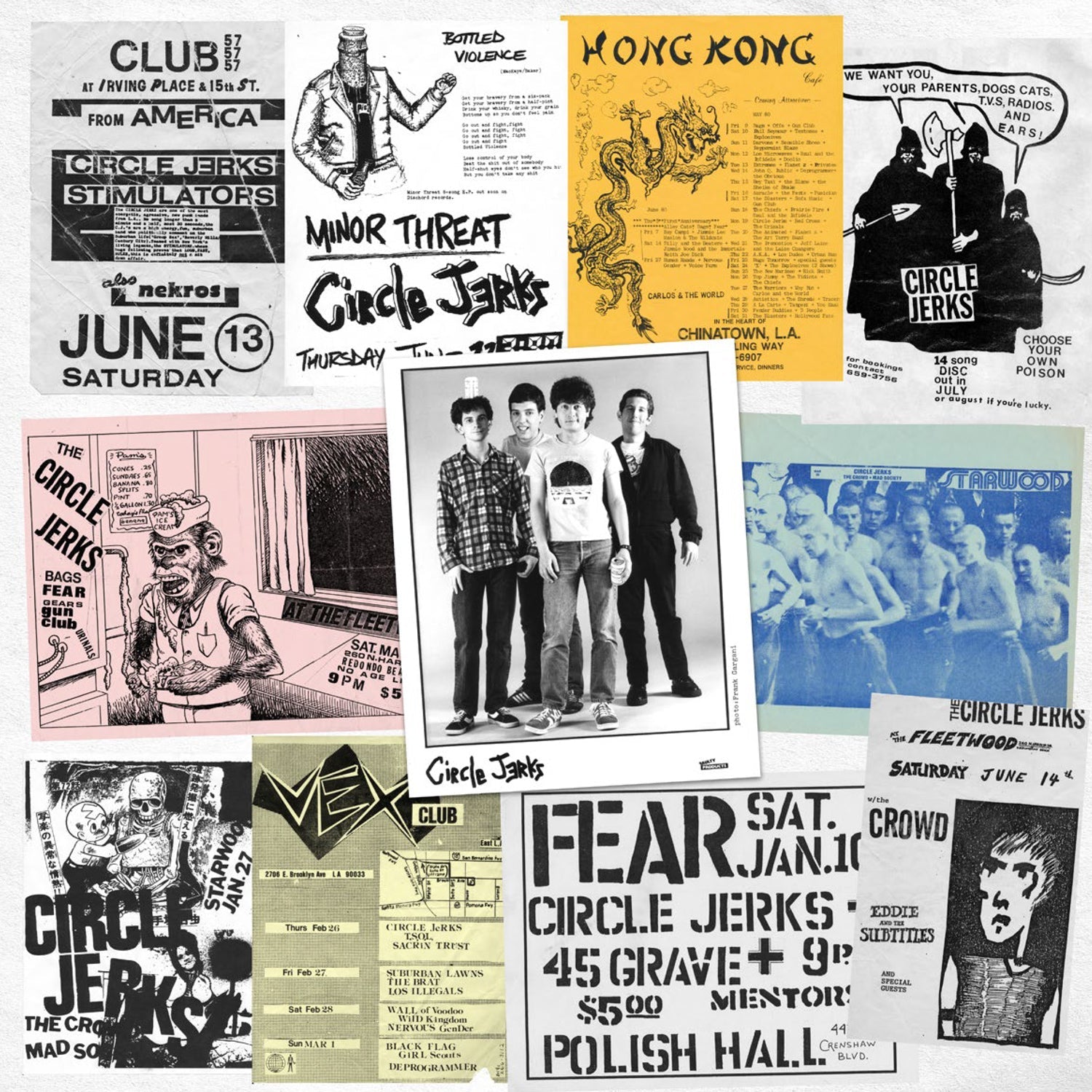 CIRCLE JERKS ‘GROUP SEX’ 40TH ANNIVERSARY EDITION LP (40th anniversary edition w/ fanzine)