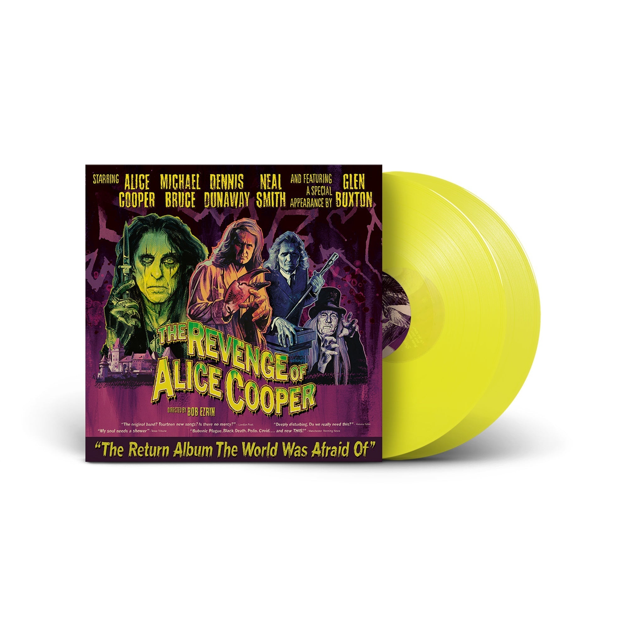 ALICE COOPER 'THE REVENGE OF ALICE COOPER' 2LP - YELLOW