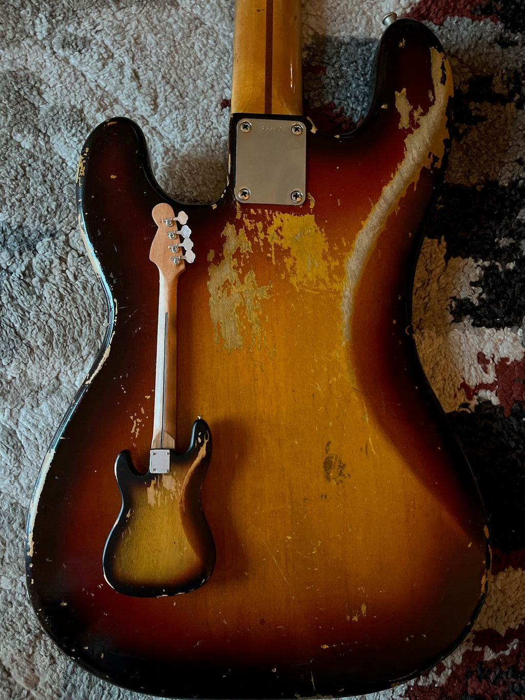 DUCK DUNN ORIGINAL '59 FENDER' PRECISION BASS' DUCK BASS MINIATURE MODEL