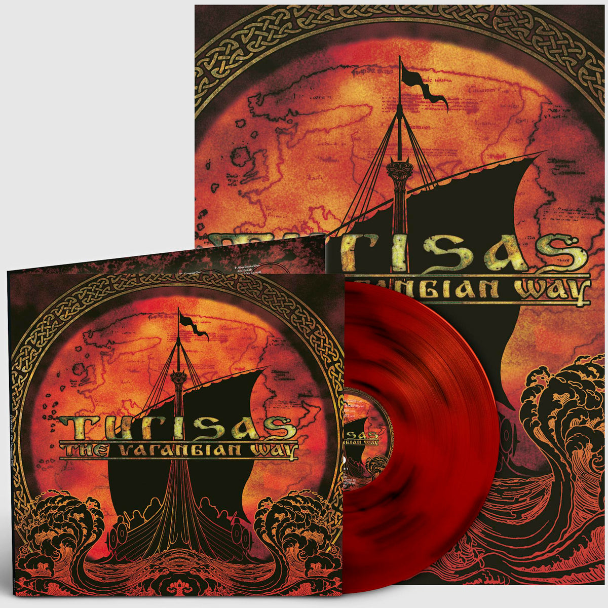 TURISAS 'THE VARANGIAN WAY' 2LP - RED SWIRL