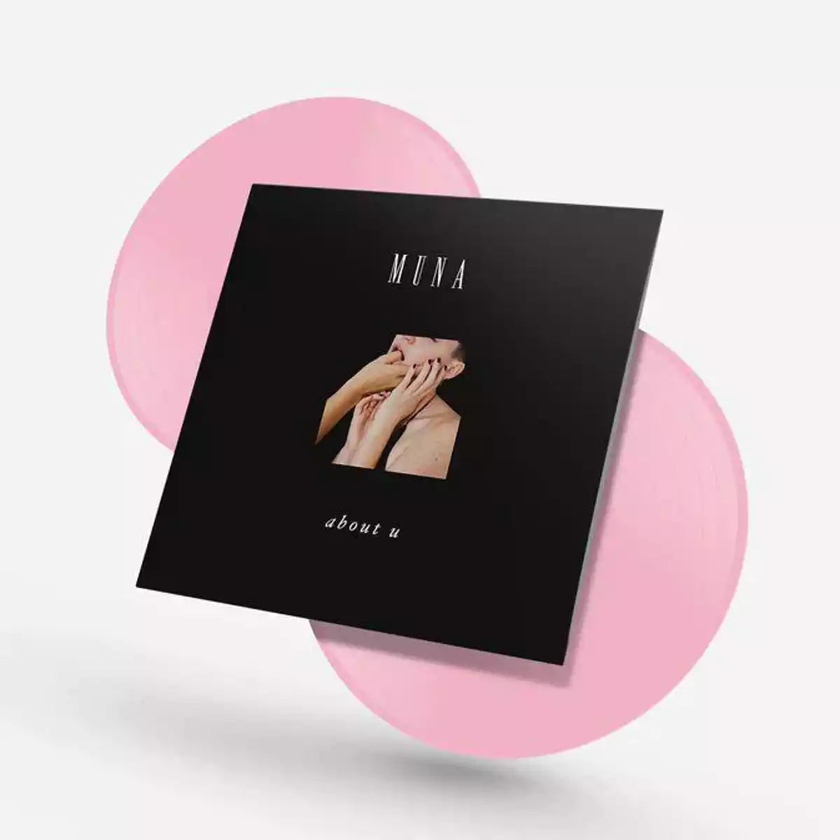 MUNA 'ABOUT U' 2LP - OPAQUE PINK