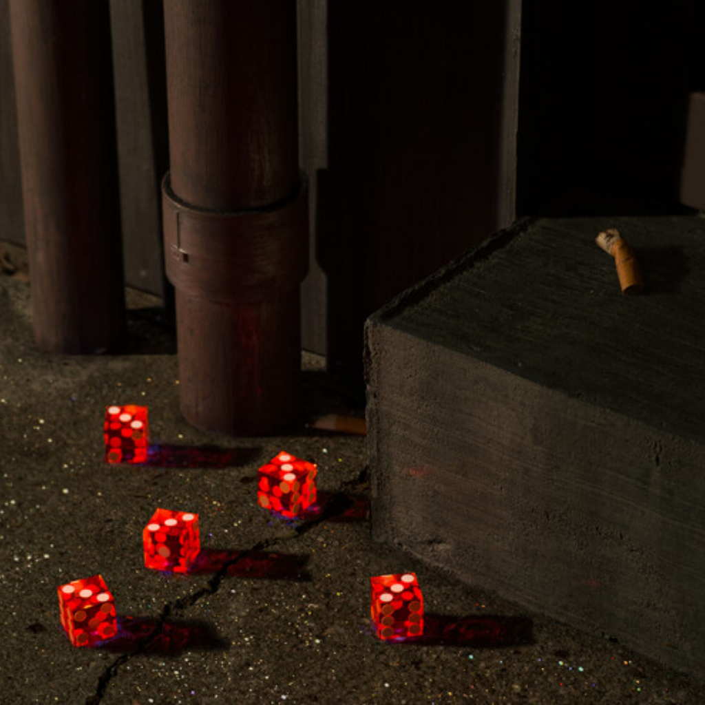 BRIGHT EYES 'FIVE DICE, ALL THREES' 2LP - RED/ORANGE