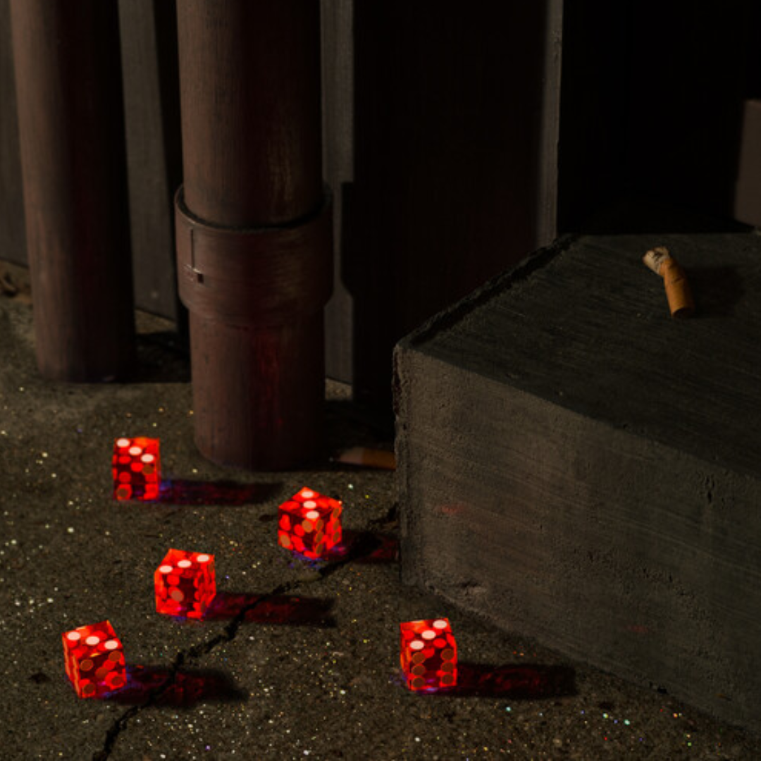 BRIGHT EYES 'FIVE DICE, ALL THREES' 2LP - RED/ORANGE