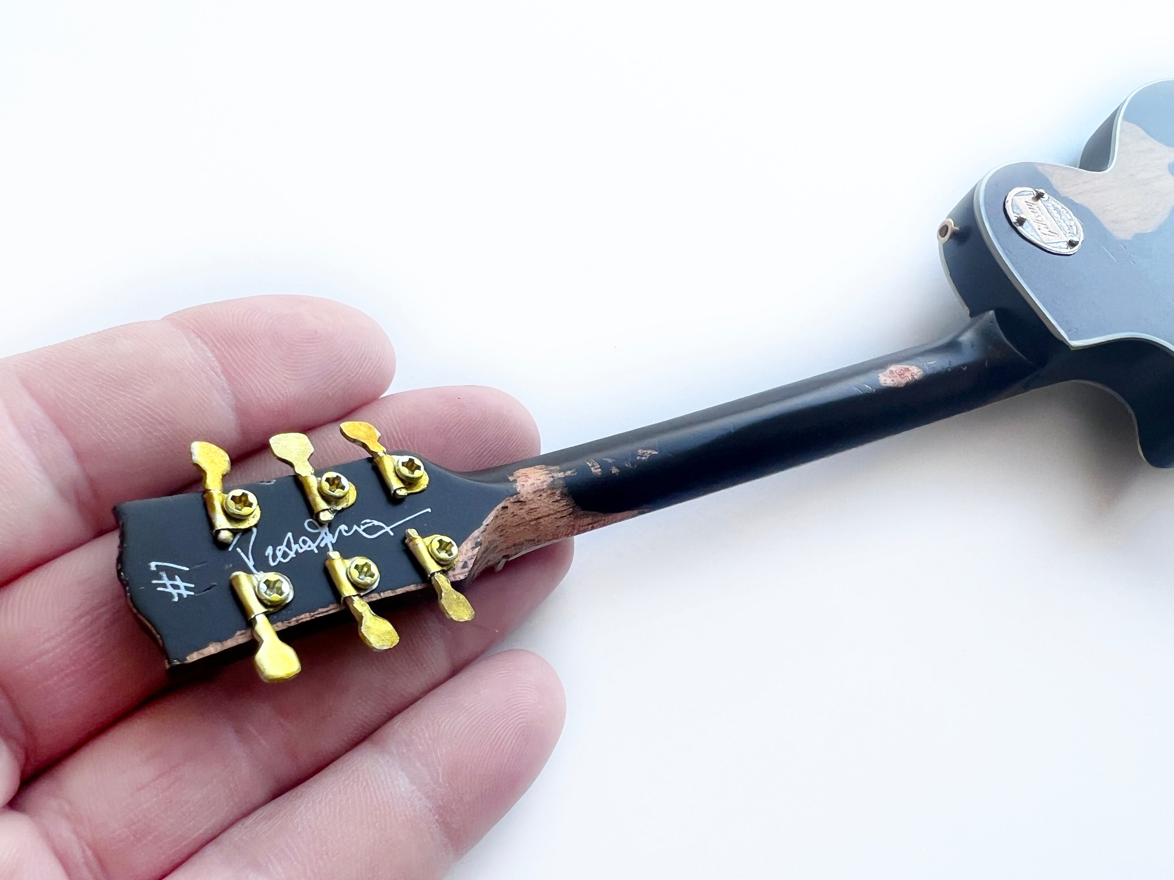 PETER FRAMPTON "PHENIX" GIBSON LES PAUL CUSTOM MINI GUITAR MODEL