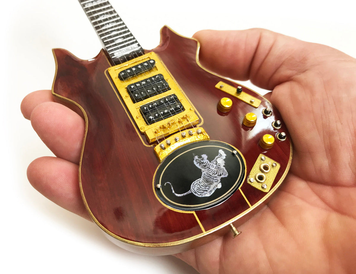 JERRY GARCIA' SET OF TIGER' & ROSEBUD' MINIATURE GUITAR REPLICA COLLECTIBLES