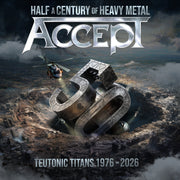 ACCEPT 'TEUTONIC TITANS 1976-2026' 2LP (Turquoise Vinyl)