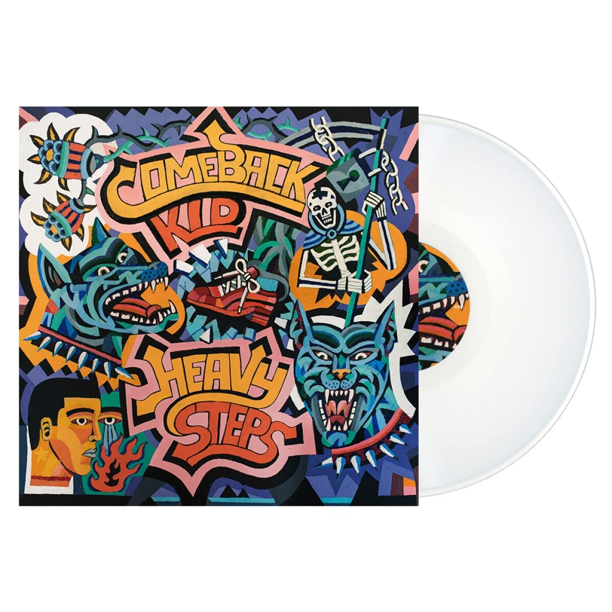 COMEBACK KID 'HEAVY STEPS' LP - WHITE