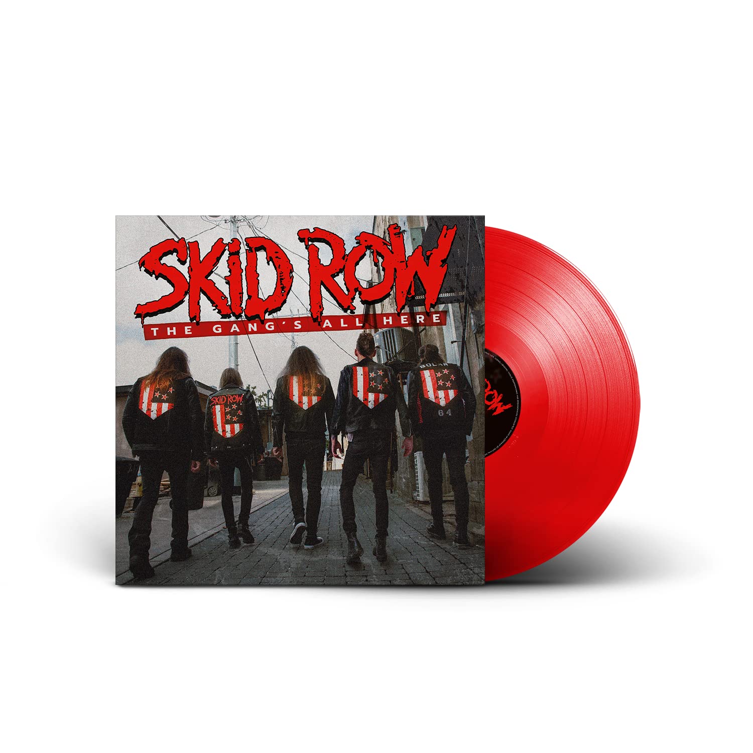 SKID ROW 'THE GANG'S ALL HERE' LP - RED