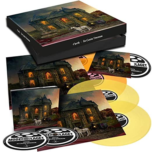 OPETH 'IN CAUDA VENENUM' BOX SET 4LP - IMPORT - COLOR + 2CD + MORE
