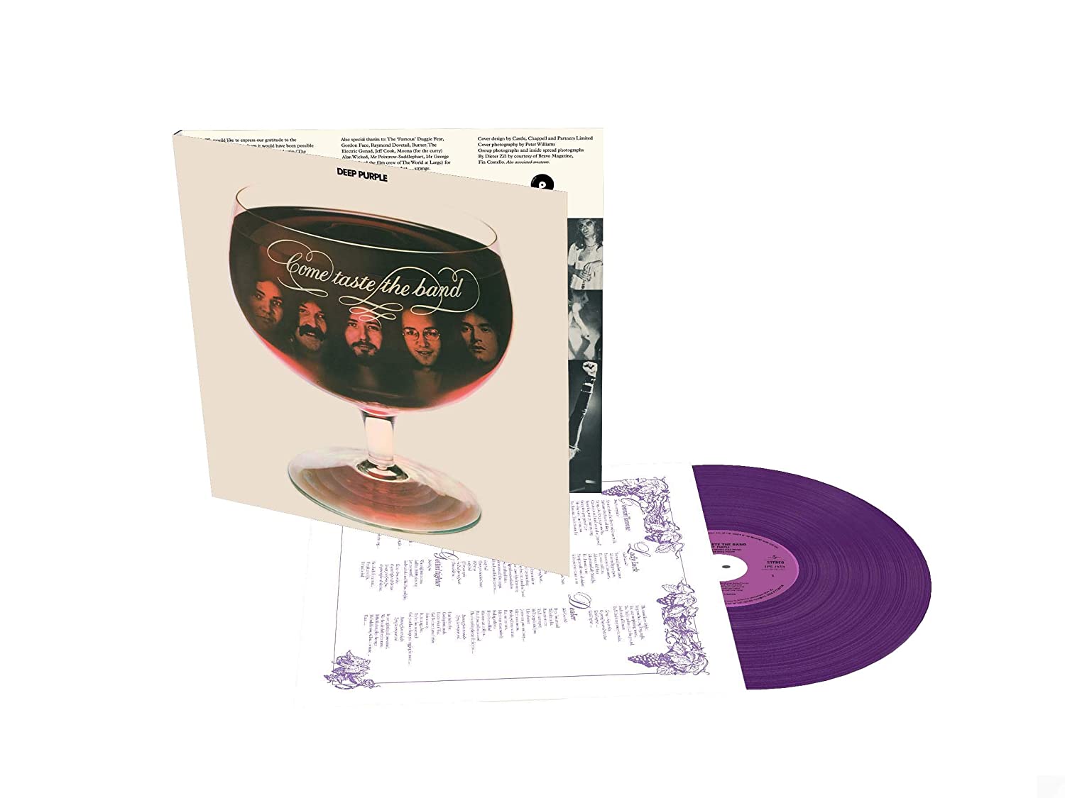 DEEP PURPLE 'COME TASTE THE BAND' LP - PURPLE