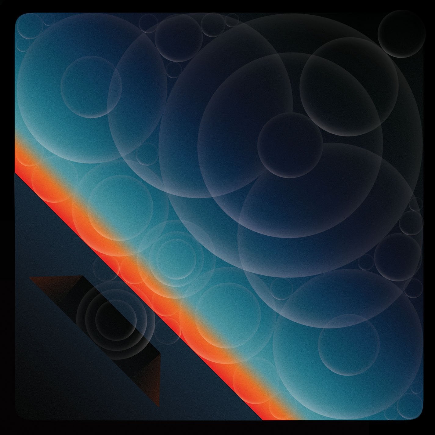 THE MARS VOLTA 'NOCTOURNIQUET' LP - CURACAO TRANSPARENT/BLUE TRANSPARENT