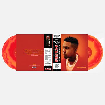 NAS 'KING'S DISEASE II' LP - RED/TANGERINE